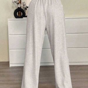 Khaki Cotton Loose Pants – กางเกงผ้าฝ้ายหลวมสีกากี