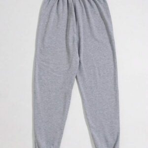 Bear Paw Print Tie Pants – กางเกงลายรอยเท้าหมีเอวรูด