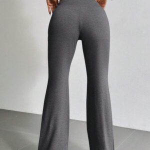 Wide Leg Tie Waist Jogger – กางเกงวอร์มขาบานผูกเอว