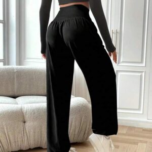 High-Waist Yoga Home Pants – กางเกงโยคะเอวสูงสวมใส่ในบ้านและพักผ่อน