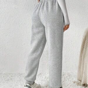 Spring Solid Elastic Jogger – กางเกงวอร์มสีพื้นเอวยางยืดสปริง