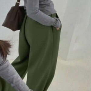 Casual Pocket Tie Loose Jogger – กางเกงจ็อกเกอร์หลวมมีกระเป๋าผูกเชือก