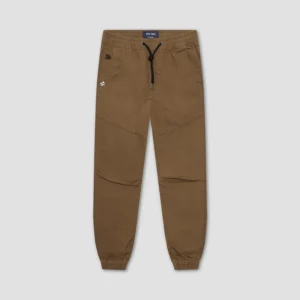 กางเกงจ็อกเกอร์ผู้ชาย Slim Fit Joggers เอวยางยืด มีเชือกผูก ปลายขาจั๊ม เอว 30-34" สะโพก 40-44" ยาว 38-41"